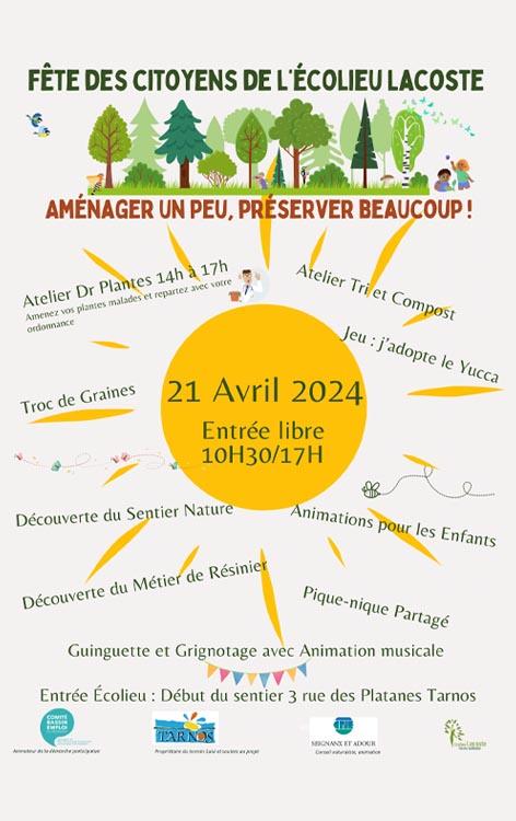 Fête des citoyens Ecolieu Lacoste 21 avril
