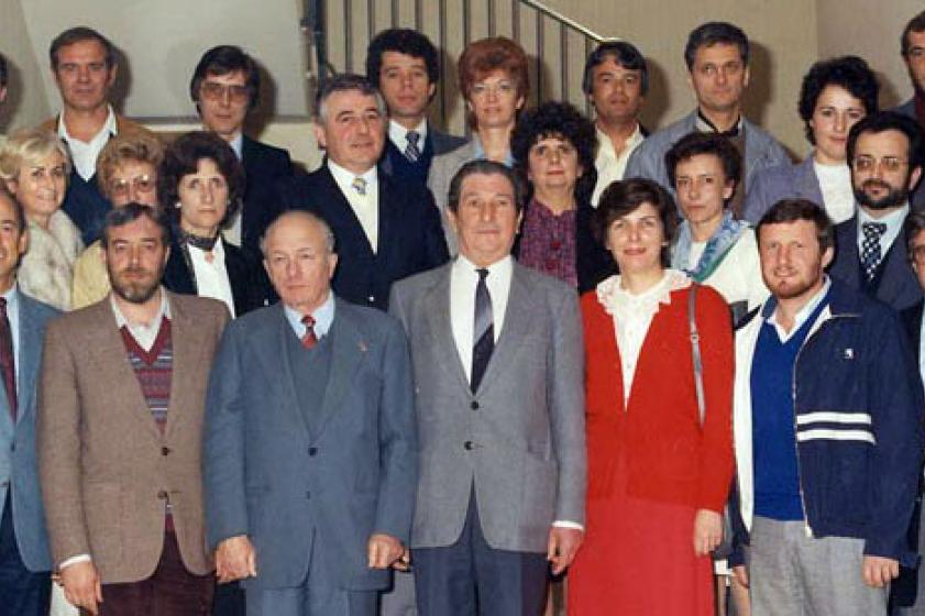 Conseil municipal de 1983. Ville de Tarnos 
